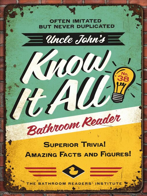 Cover image for Uncle John's Know It All Bathroom Reader